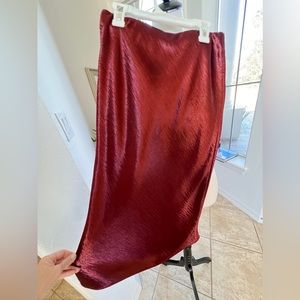 Banana republic rust/copper colored skirt